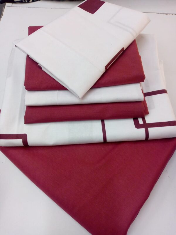 7*7 Quality cotton Mix and Match Bedsheets (2bedsheets and 4 pillow covers) - Image 5