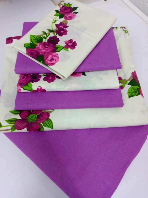 7*7 Quality cotton Mix and Match Bedsheets (2bedsheets and 4 pillow covers) - Image 10