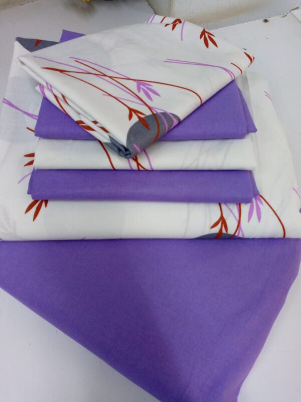 7*7 Quality cotton Mix and Match Bedsheets (2bedsheets and 4 pillow covers) - Image 2