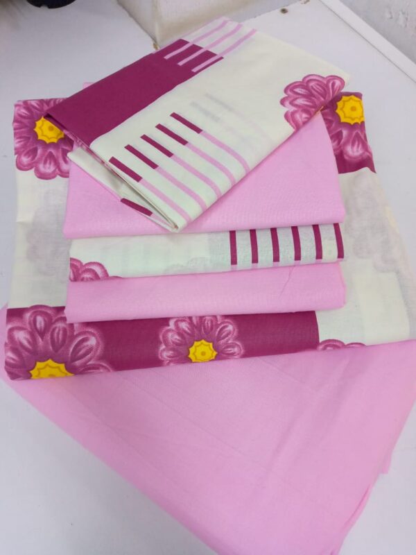 7*7 Quality cotton Mix and Match Bedsheets (2bedsheets and 4 pillow covers) - Image 6