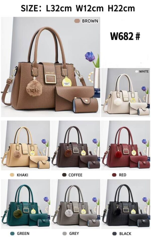 Versatile 3pcs Shoulder Handbags - Image 10