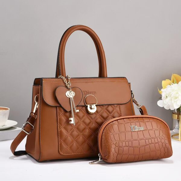 Stylish 2pcs Handbag and Purse - Image 8