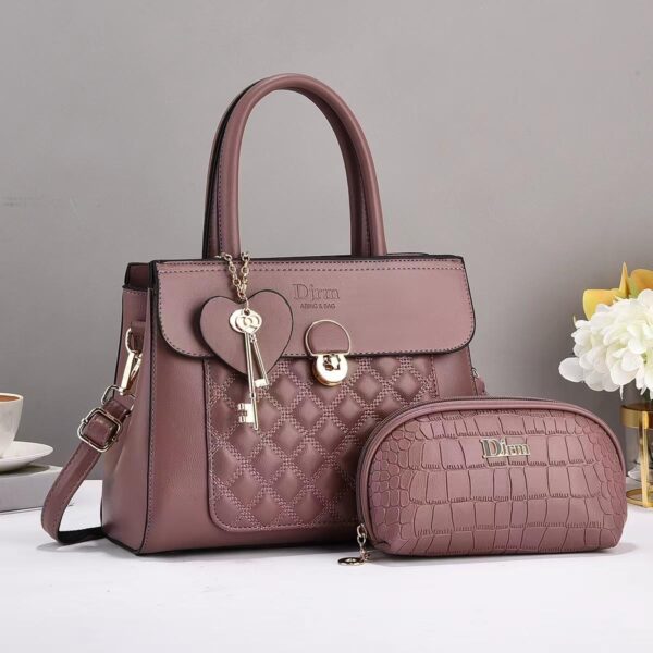 Stylish 2pcs Handbag and Purse - Image 10