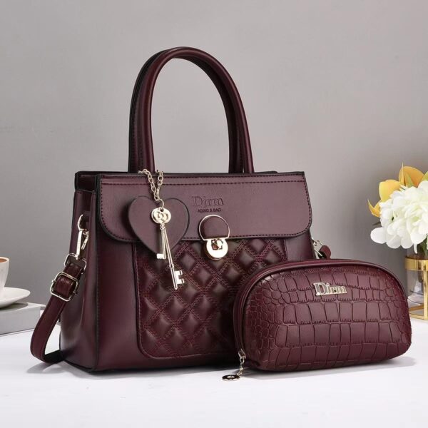 Stylish 2pcs Handbag and Purse - Image 11